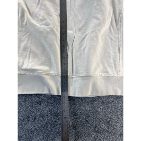 Chaps White Full Zip-Up Hoodie Sweatshirt Women's Adult Size XL - Picture 5 of 6